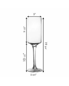 pedestal Glass Stem Candle Holder