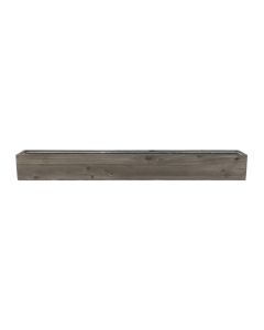 wood planter with zinc liner