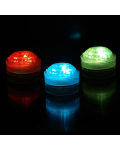 Submersible LED Triple Light Red Green Blue (RGB) Waterproof Lights