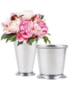 mint julep cup aluminum large floral containers wedding events