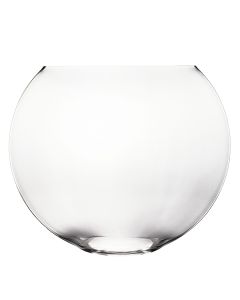 Glass Moon Shape Oval Vases Centerpieces, 4 Different Sizes to Choose