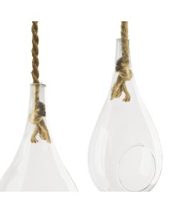 Terrarium Hanging Teardrop H-10"