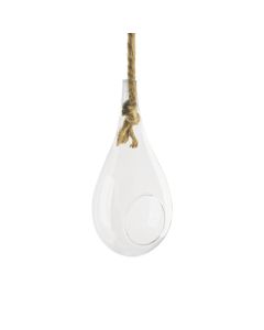 Terrarium Hanging Teardrop H-10"