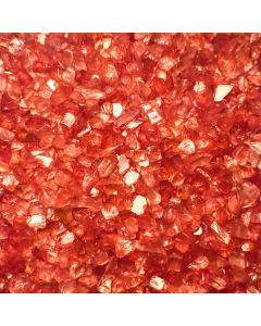 40 lbs Red Colored 0.25" Crushed Glass Vase Fillers