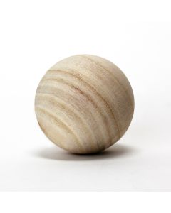 unfinished wood ball spheres