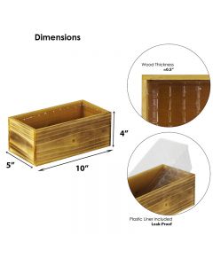 wood planter box