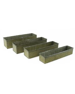 Wholesale Corrugated Zinc Metal Galvanized Planter Set