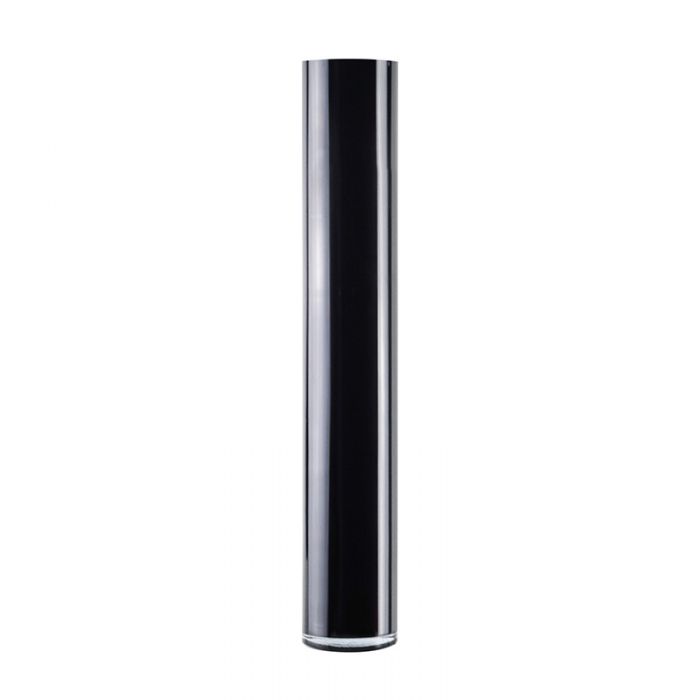 Black Cylinder Glass Vase H-24" Open D-4" Wedding Centerpiece Decoration 4PCS 