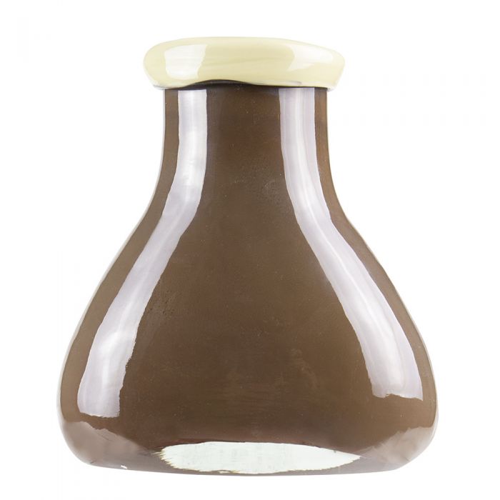 brown decorative vase