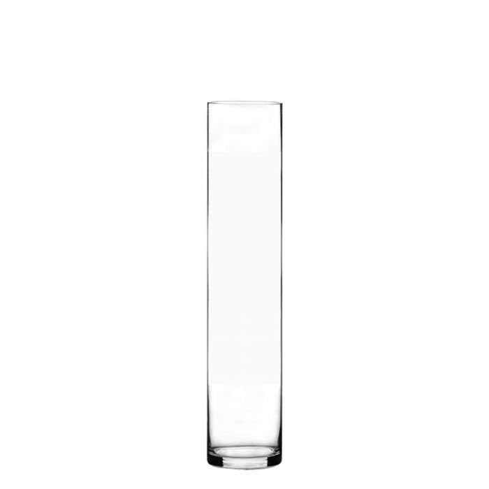 6 Pcs Cylinder Glass Vase Height 9" x Open D  4" Wedding Glass Candle holders 