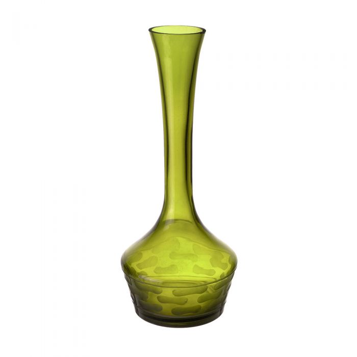 olive green teardrop glass vases bud vase floral art glass