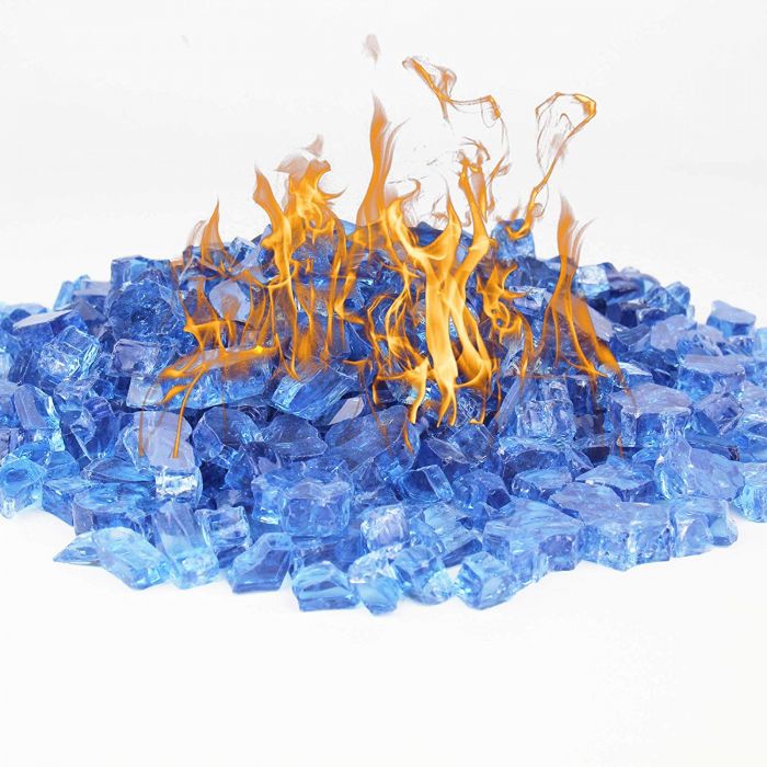 Fire Pit Glass Tempered Fire Glass 1/2