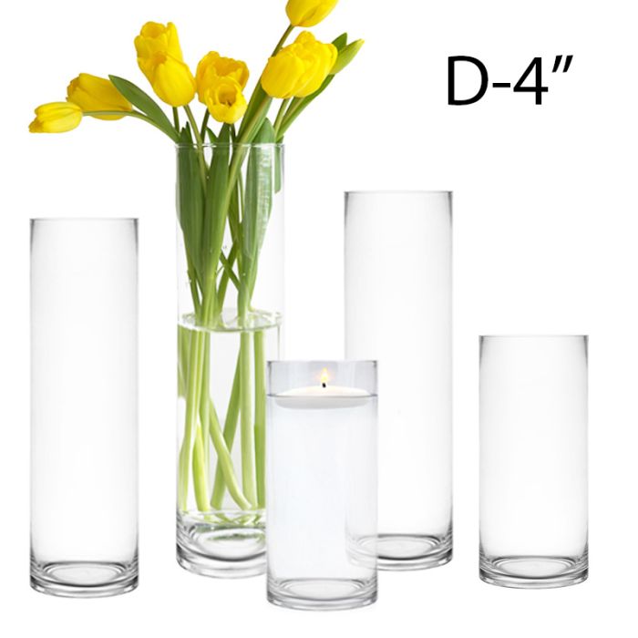 Glass Cylinder Vase. D-4