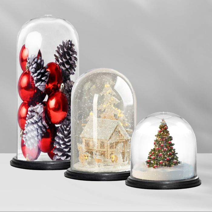 Glass Dome Cloche H-7