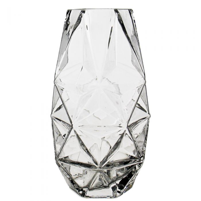 geometric terrarium glass vase clear height 10 inches