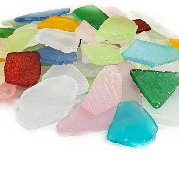 Sea Glass Assorted Mix Rainbow Colors