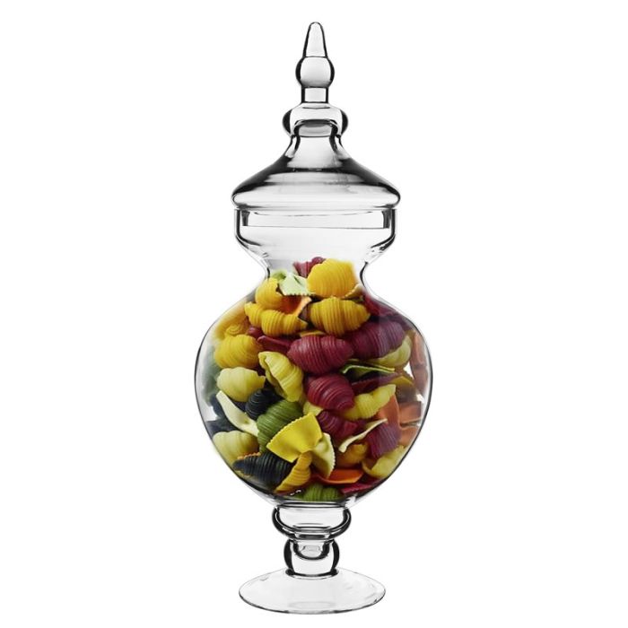 glass apothecary candy buffet jar canister