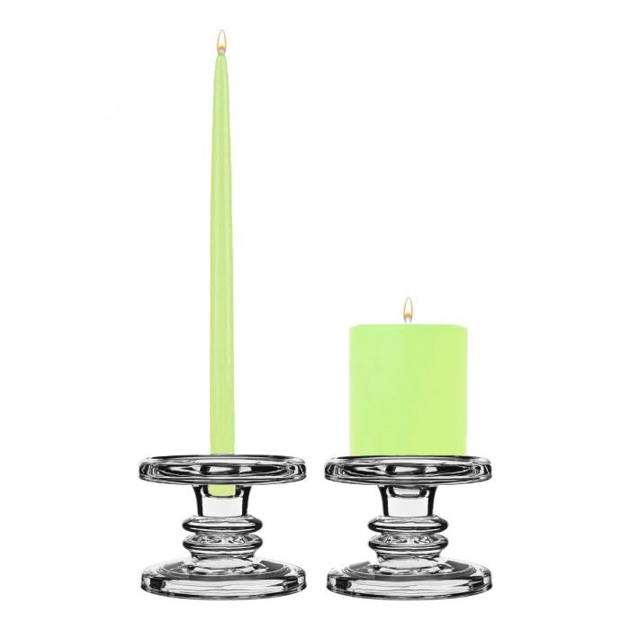 glass candle holders pillars tapers candles