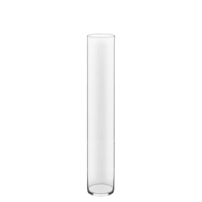 Clear 4" x 24" Cylinder Glass Vase Mega Vases Set of 6 