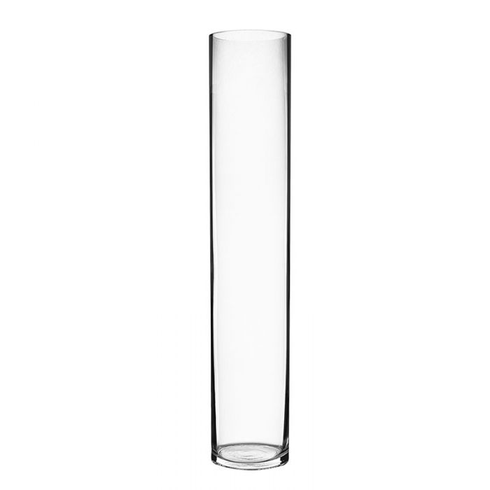Clear Glass D-6" Floral Arrangement Cylinder Vase H-16" 4 pcs Brand New 