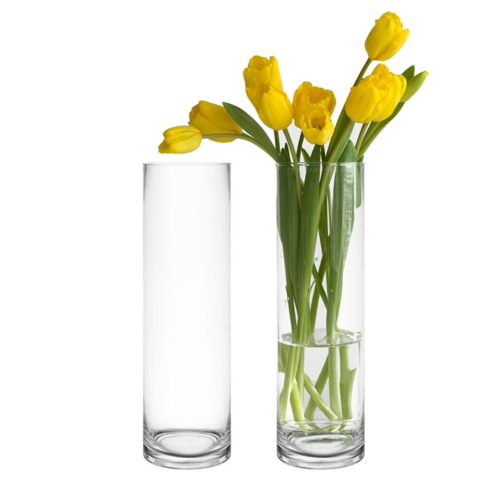 14 inches cylinder vases