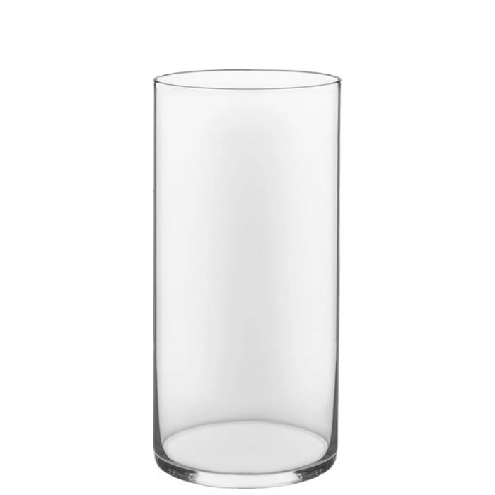 Large Glass Cylinder Vases 16 inch tall, 8 inch wide Floor Lobby Vases  Wholesale