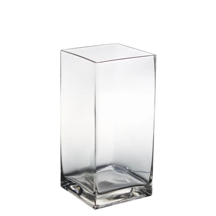 glass square vases
