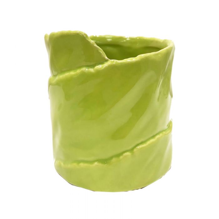 Green Cylinder Vases