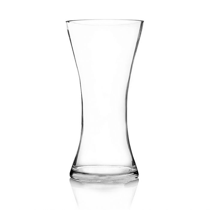 Square Flared Glass Vase 