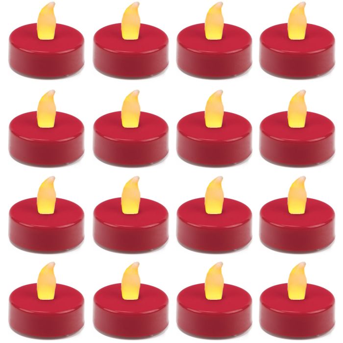 ironi brutalt hektar Red LED Tealight Candles, Green - USA's #1 Wholesale Supplier for LED  candles, Candle Holders, Glass Tubes Chimney and more!