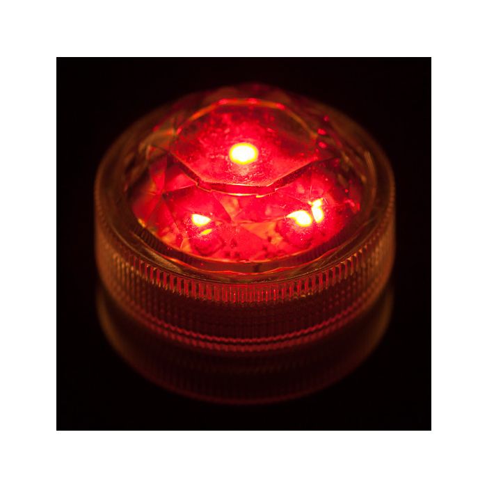 Submersible LED Triple Light Red Waterproof Lights
