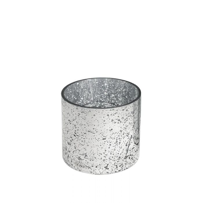 silver glass cylinder vases