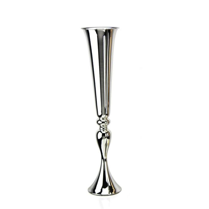 Metal Trumpet Vase