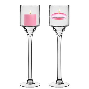 Floating Glass Candle Holders