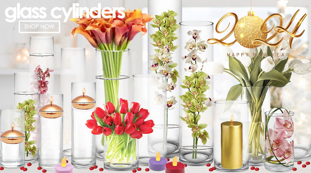 Wholesale Tall Glass Martini Vases For Centerpieces - Wholesale Flowers and  Supplies