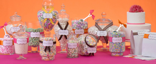 Candy buffet table